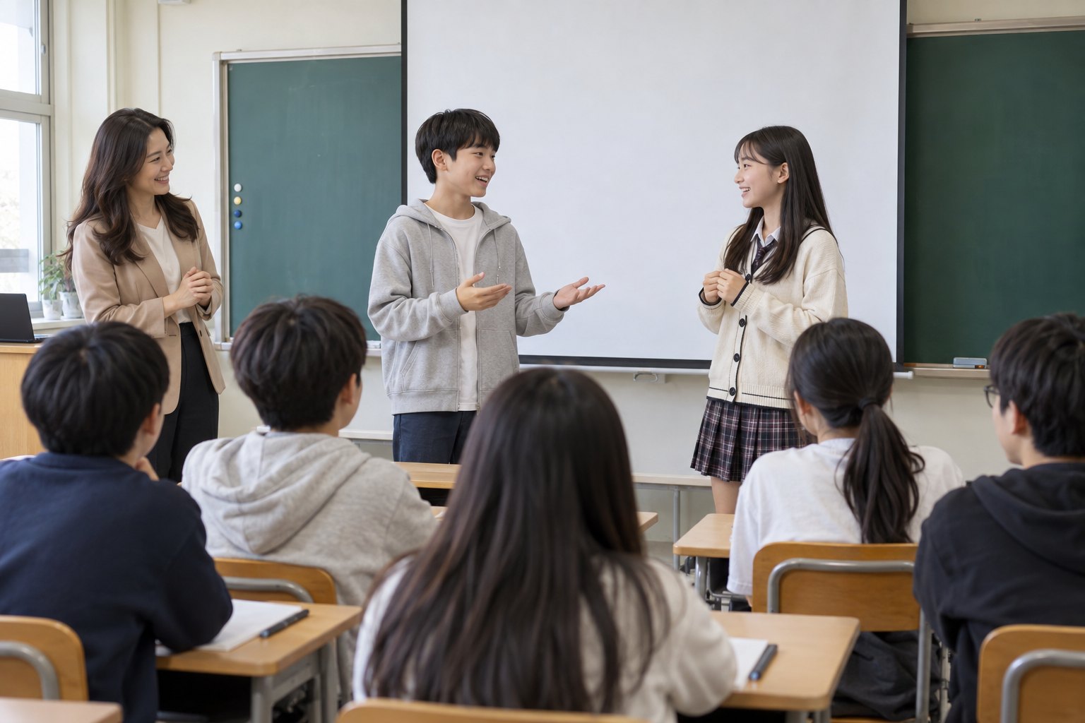 AI 제작 예시: 계룡시 영어캠프 참여형 말하기 활동