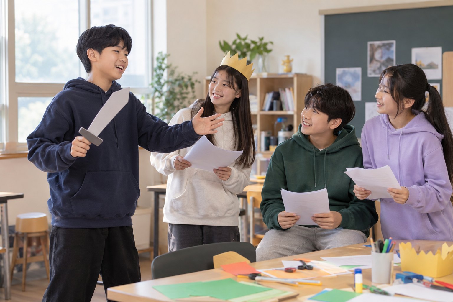 AI 제작 예시: 서천군 영어캠프 창의 체험 활동