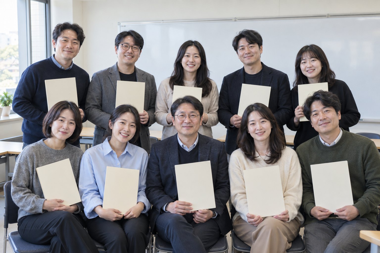 AI 제작 예시: 건양대학교 직원 국제화 역량강화 프로그램 종강식